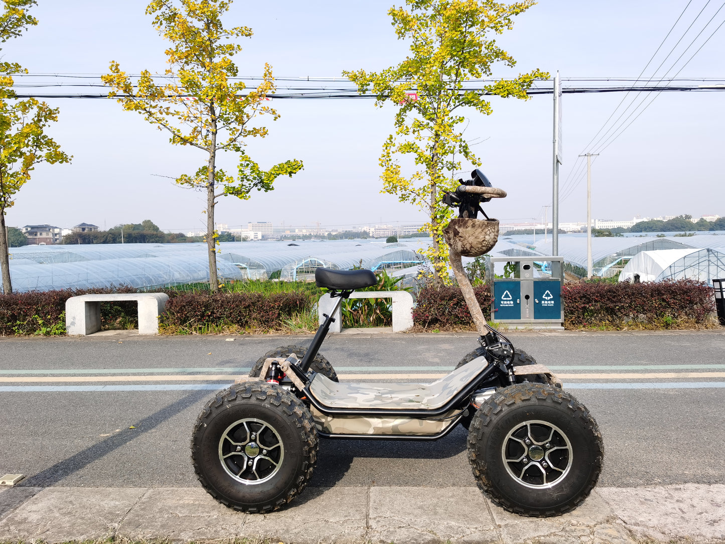 Electric ATV - 4x4 Off-Road Adventure Brown Camoflage - COOLBABY
