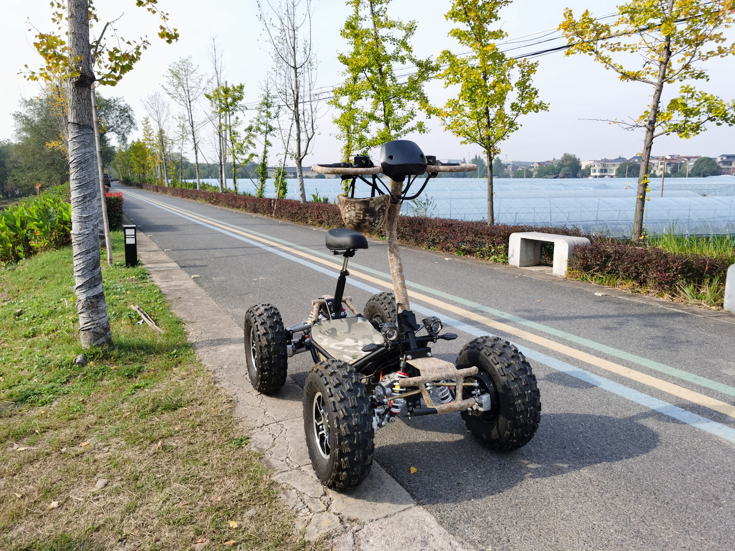 Electric ATV - 4x4 Off-Road Adventure Brown Camoflage - COOLBABY