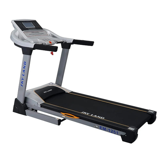 SKY LAND Treadmill, DC 3.5HP (7 HP Peak ) Bluetooth speaker & Fitshow app Black/Silver EM-1251 - COOLBABY
