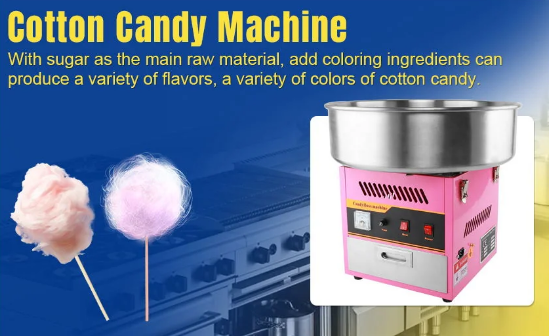Factory Outlet New Commercial Multi-Function Electric Automatic Flower Cotton Candy Machine - COOLBABY