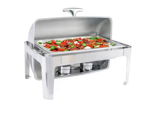 Durable Stainless Steel Square Rectangular Food Warmer Buffet Chafing Dish Chafer - COOLBABY