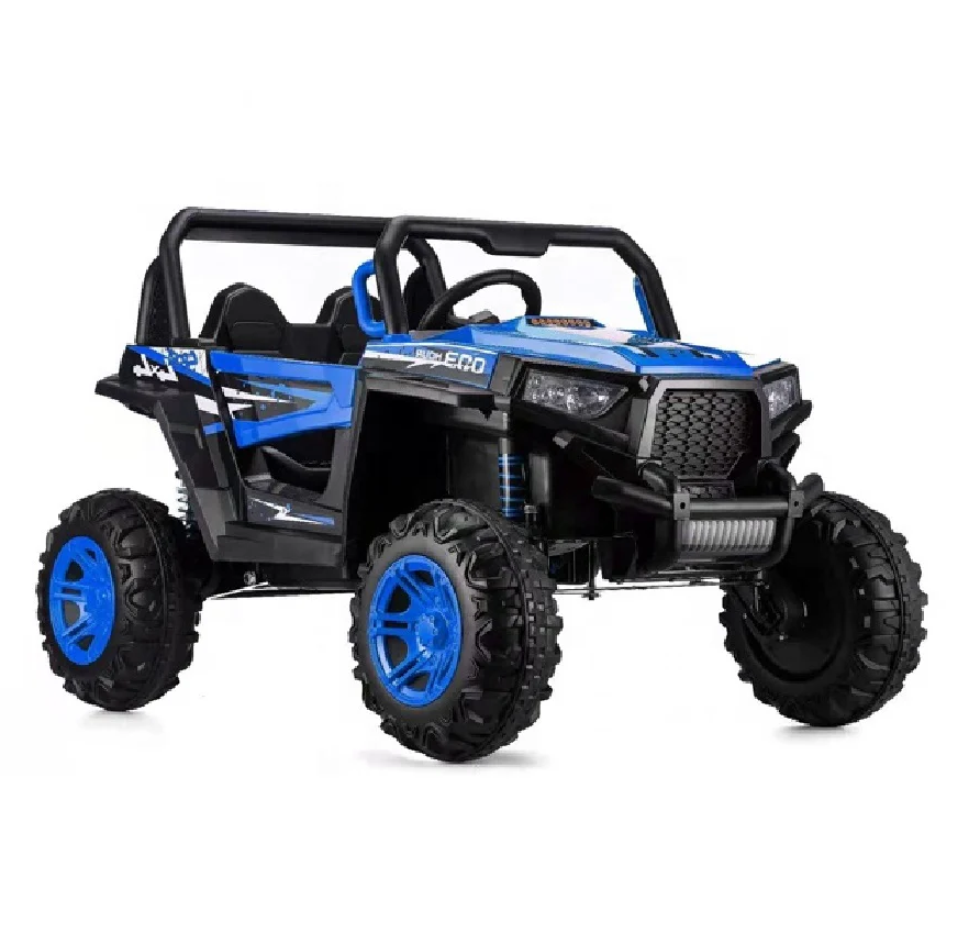 Kids Electric Ride On Trux Buggy Jeep 4x4 With 2 Seats - COOLBABY