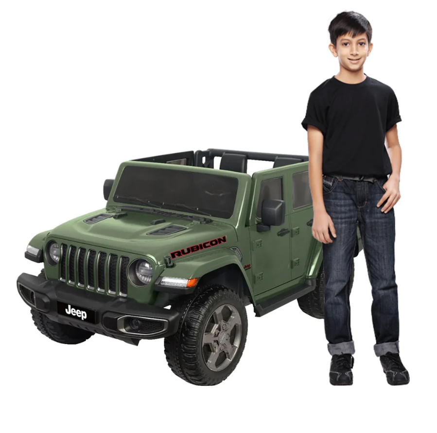 Kids Electric Ride On Wrangler Rubicon Mini Jeep 12V - COOLBABY