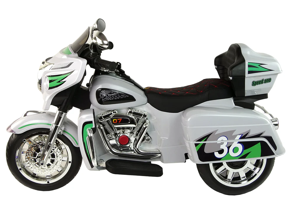 Ride On 12V Stormer Electric Police Motor Trike For Kids - COOLBABY