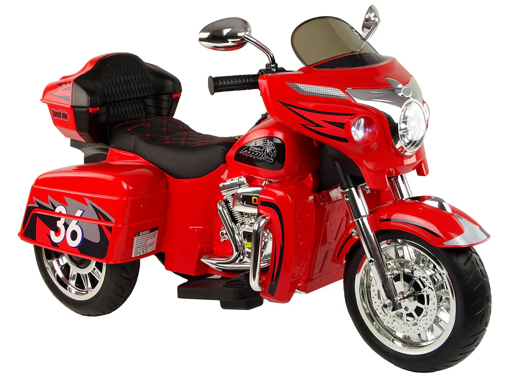 Ride On 12V Stormer Electric Police Motor Trike For Kids - COOLBABY