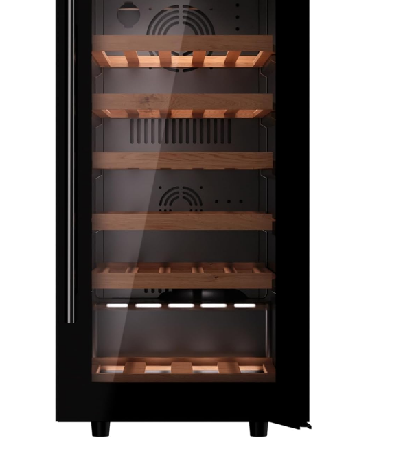 standing Wine Beverage Cooler 100 Bottles Capacity Electronic Adjus