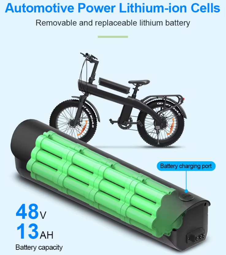Aluminum Alloy E-Bike, 20 Inch Fat Tire, Off Road, Electric Bike Scooter - COOLBABY