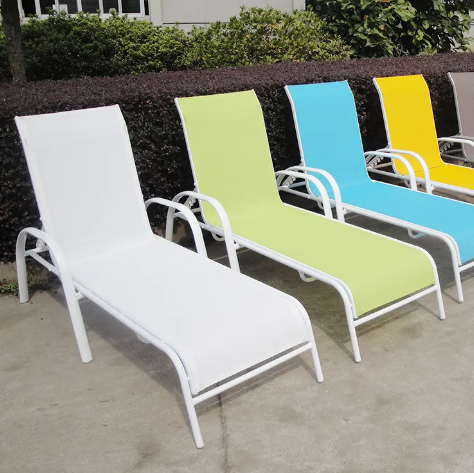 Lounge Chair Furniture, Patio Chair, Outdoor Garden Sun Chair - GREY - COOLBABY