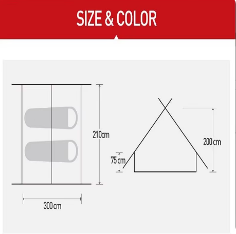 Large Inflatable Tent for Family Dinner, Outdoor Camping Tents - COOLBABY