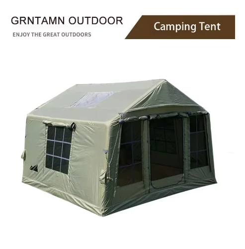 Automatic Tent Adult Inflatable Camping 10 People Outdoor House Beach Shelter Large Family Military Campaign Houses - COOLBABY