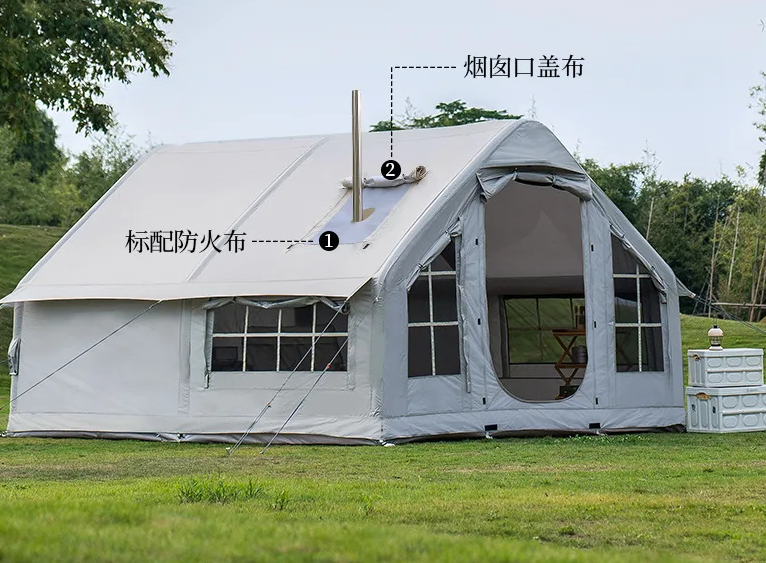 Outdoor Inflatable Tent Large Space Integrated Rainproof Camping Free Automatic Tent - COOLBABY