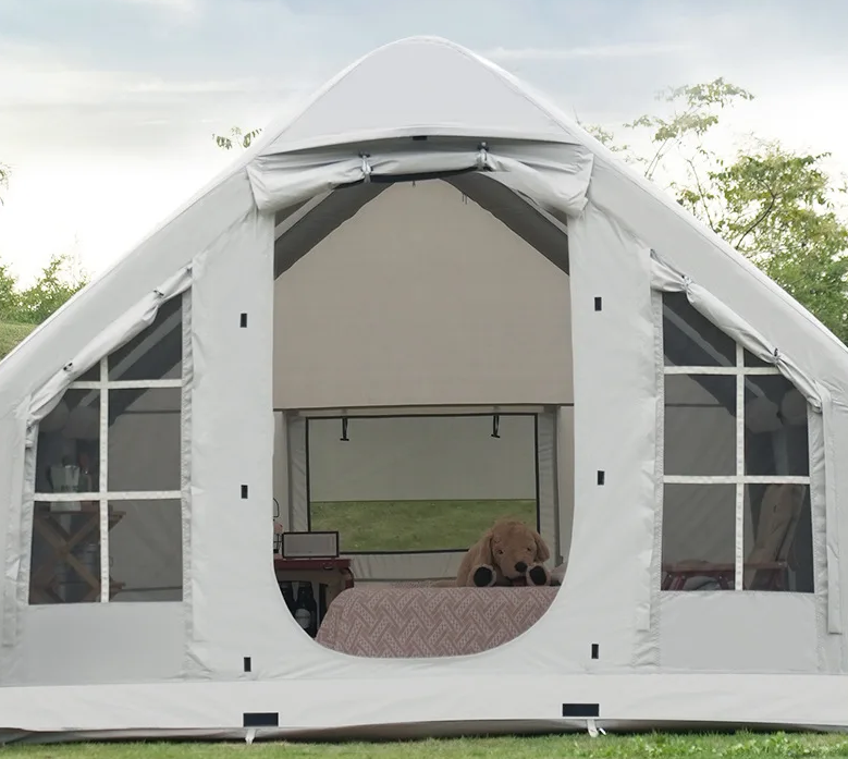 Outdoor Inflatable Tent Large Space Integrated Rainproof Camping Free Automatic Tent - COOLBABY