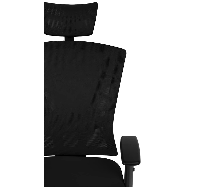 Office Executive Office High Back Chair | Mesh Back Rest | Aluminum Base with PU Arm Rest - COOLBABY