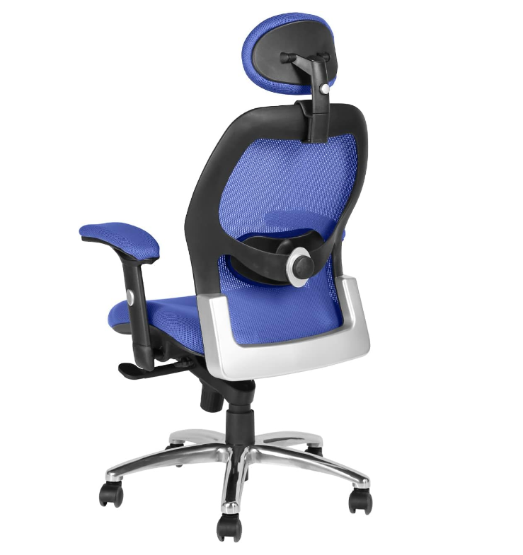 Office Furniture Executive Office Chair | Mesh Fabric, Metal/Chrome Wheel Base - COOLBABY