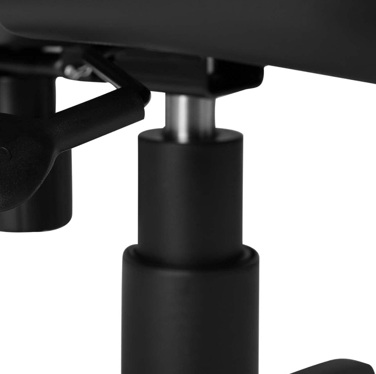 Office Furniture Executive Typist Chair | Fabric Back Rest, Nylon Wheel Base - COOLBABY