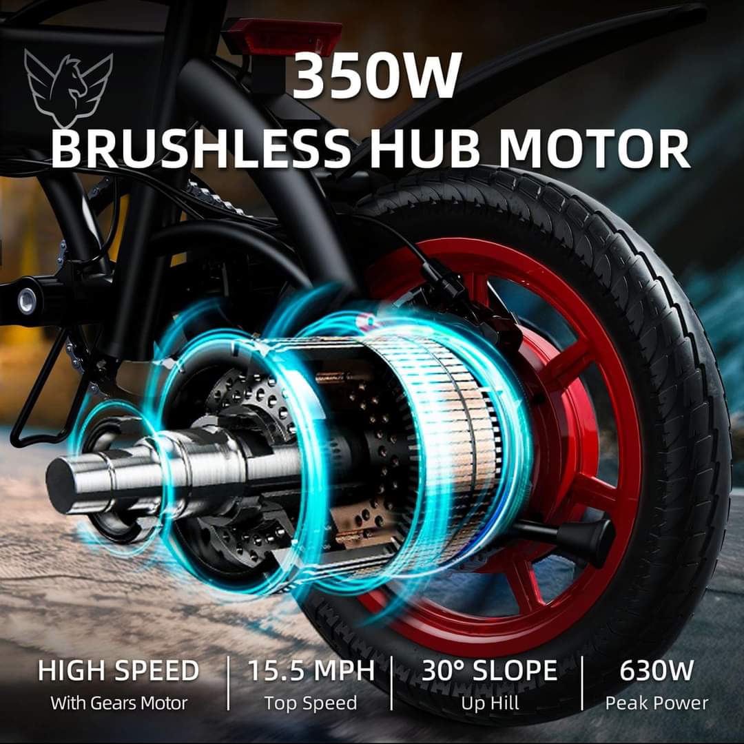 350W Electric City Bike, Electric Bike Scooter With Seat - COOLBABY