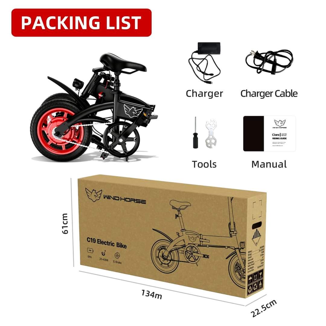 350W Electric City Bike, Electric Bike Scooter With Seat - COOLBABY
