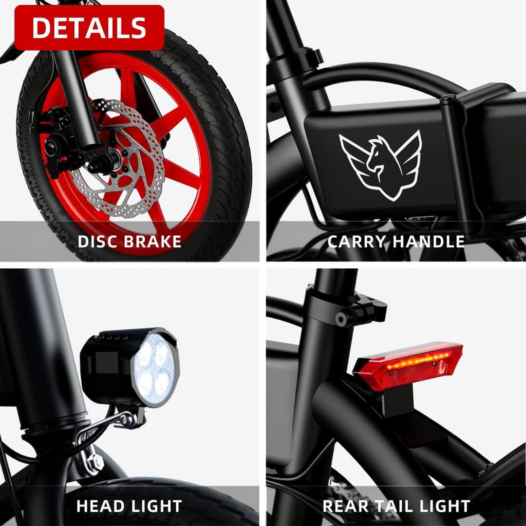 350W Electric City Bike, Electric Bike Scooter With Seat - COOLBABY