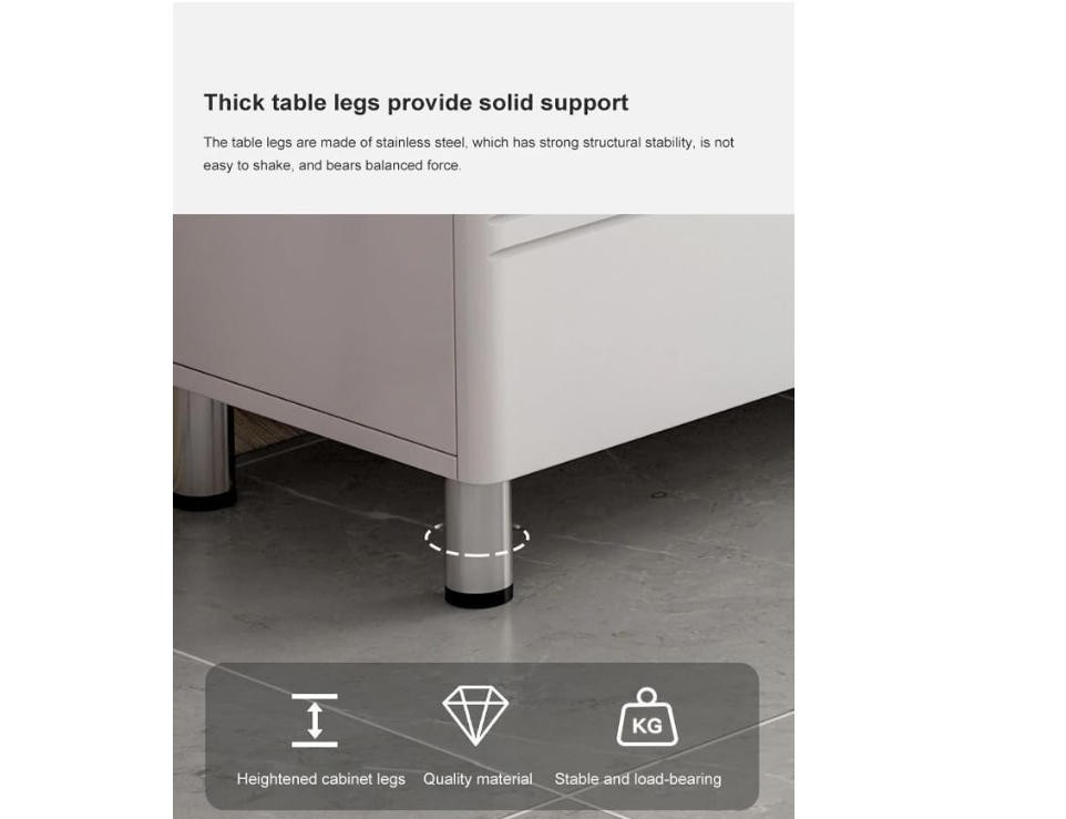 Living Room Modern Shelf Storage Cabinet Table 220 CM - COOLBABY