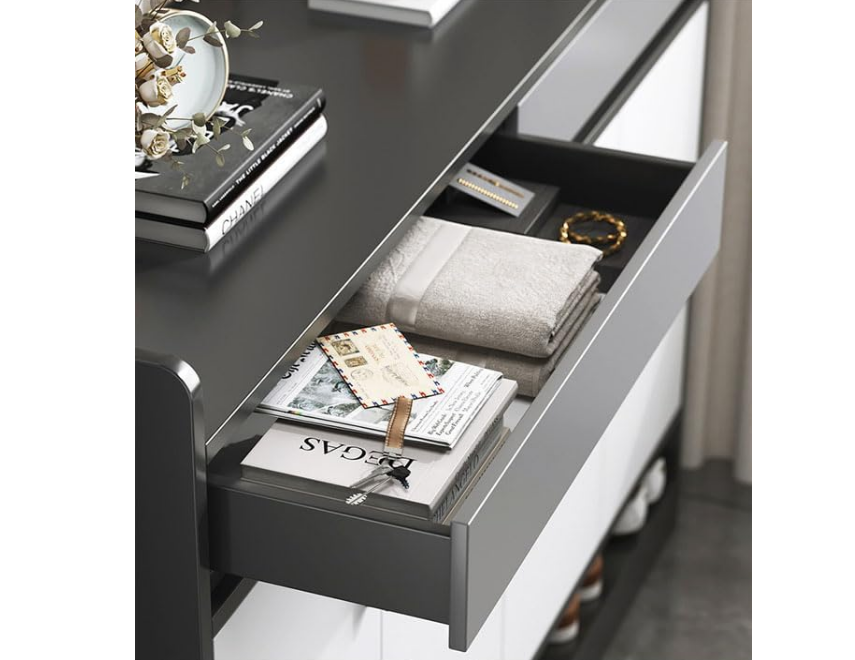 Modern Wooden Shoe Cabinet with Door 90 cm - COOLBABY