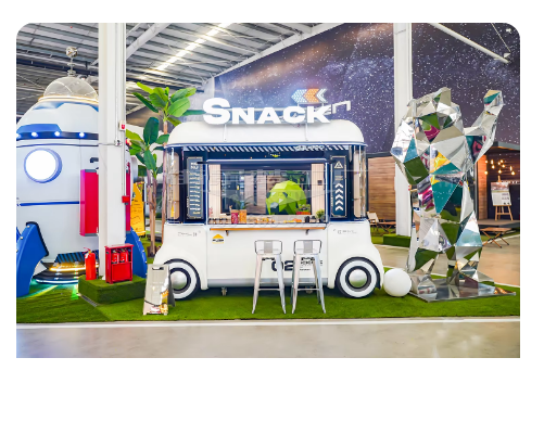Truck Mobile Food Cart With Fully Equipment Restaurant And Full Kitchen - COOLBABY