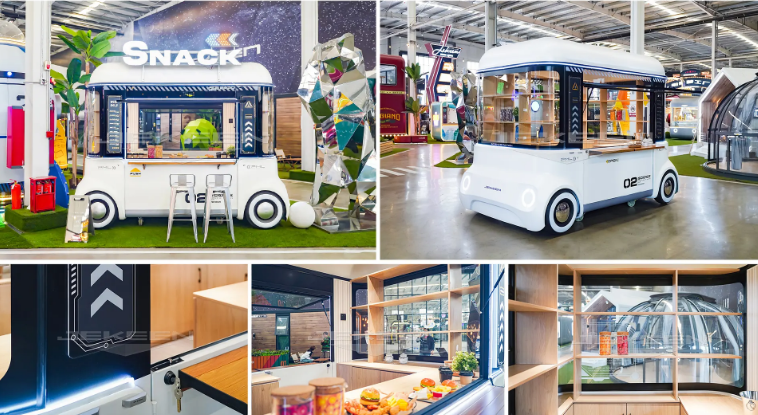 Truck Mobile Food Cart With Fully Equipment Restaurant And Full Kitchen - COOLBABY