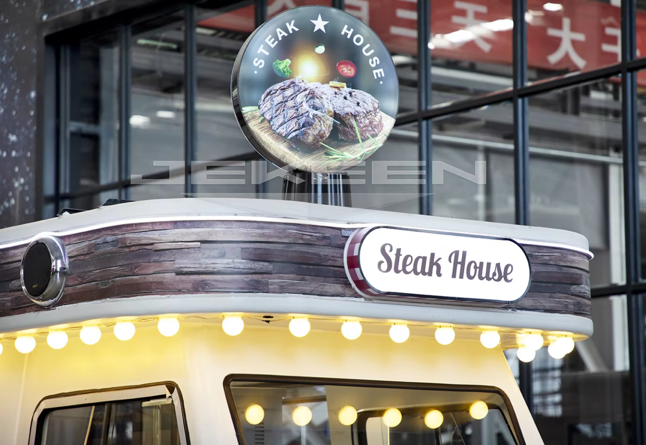 Snack Machine Electric Fast Food Truck, Mobile Food Cart, Hot Dog Food Car, Pasta, Ice Cream And Drinks - COOLBABY