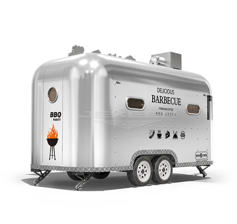 Portable Food Truck, Mobile Kitchen With Full Kitchen Equipment - COOLBABY