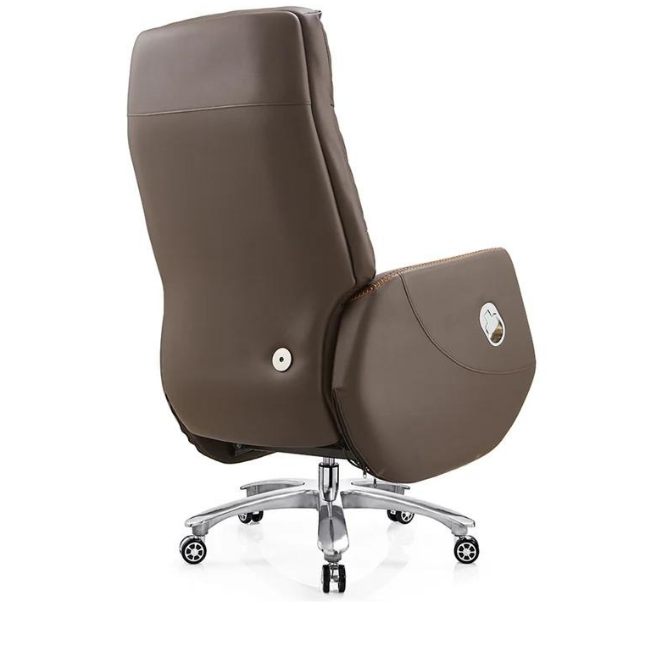 Swivel Executive Chair, Premium Leather With Capacity 120KG - COOLBABY