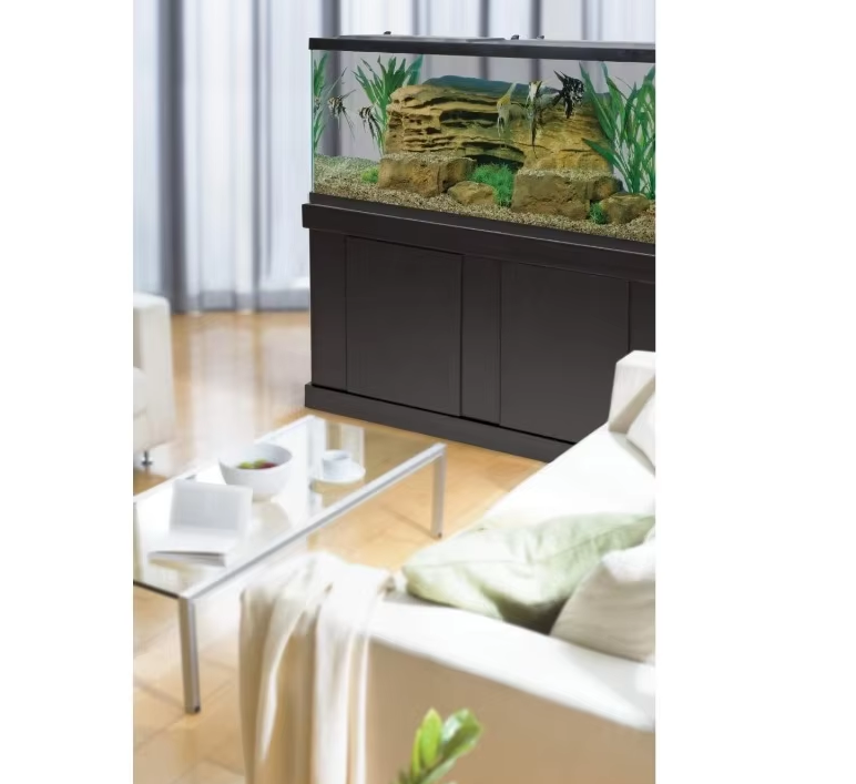 55 Gallon Aquarium Kit With Fish Tank, Fishes Net, Fish Food, Filter, Heater And Water Conditioners - COOLBABY