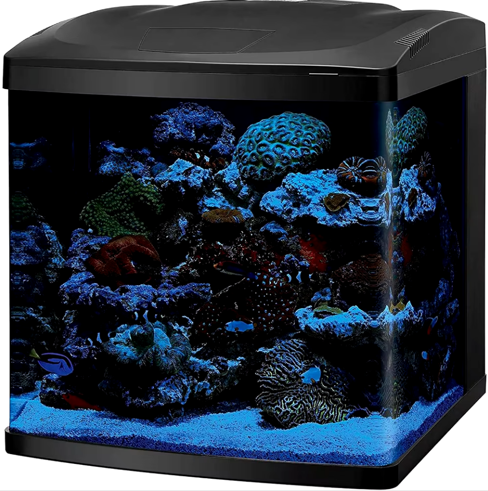 LED Aquarium Fish Tank Kit - 32 Gallon Black - COOLBABY