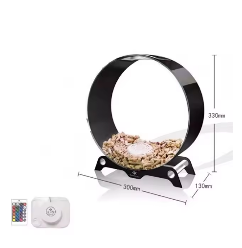 Aquarium Creative Desktop Fish Tank, Free Water Change Ecological, Fish Tank Aquarium Accessories - COOLBABY