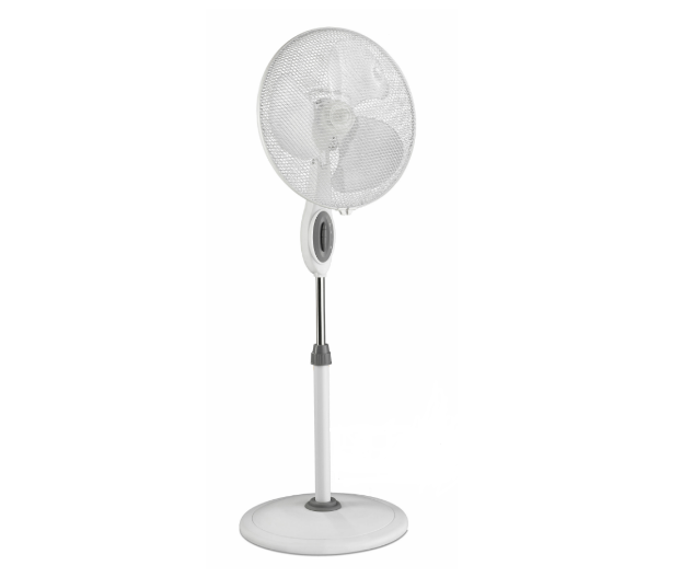 White Matt Pedestal Fan, Height Adjustable Up To 1315 mm, - COOLBABY