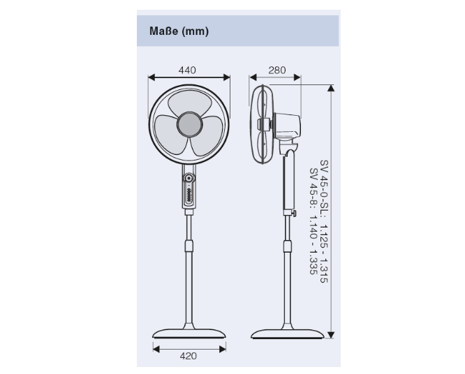 White Matt Pedestal Fan, Height Adjustable Up To 1315 mm, - COOLBABY