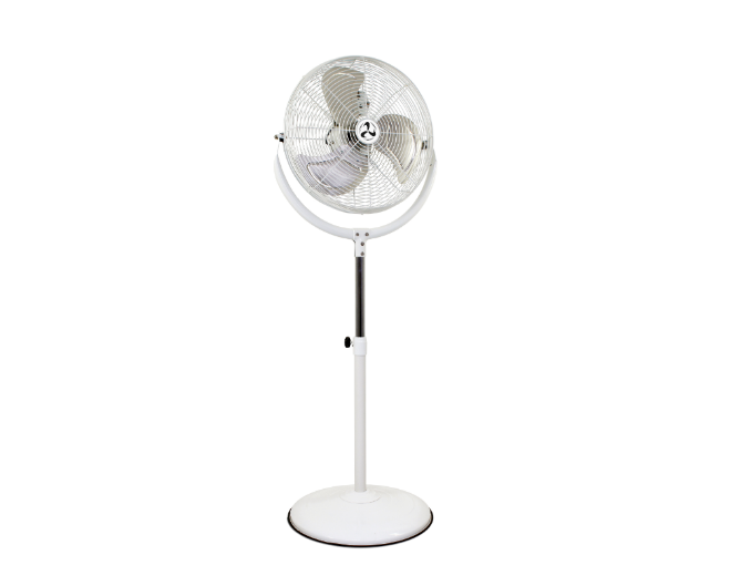 Industrial Fan, 2 In 1 Floor Standing Or Wall Mounted, Commercial Pedestal Fan, Height Adjustable Up To 1500 mm - COOLBABY