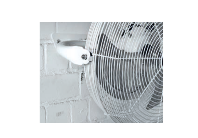 Industrial Fan, 2 In 1 Floor Standing Or Wall Mounted, Commercial Pedestal Fan, Height Adjustable Up To 1500 mm - COOLBABY