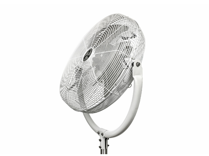 Industrial Fan, 2 In 1 Floor Standing Or Wall Mounted, Commercial Pedestal Fan, Height Adjustable Up To 1500 mm - COOLBABY