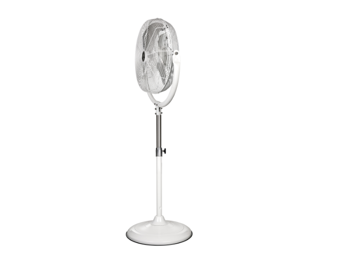 Industrial Fan, 2 In 1 Floor Standing Or Wall Mounted, Commercial Pedestal Fan, Height Adjustable Up To 1500 mm - COOLBABY