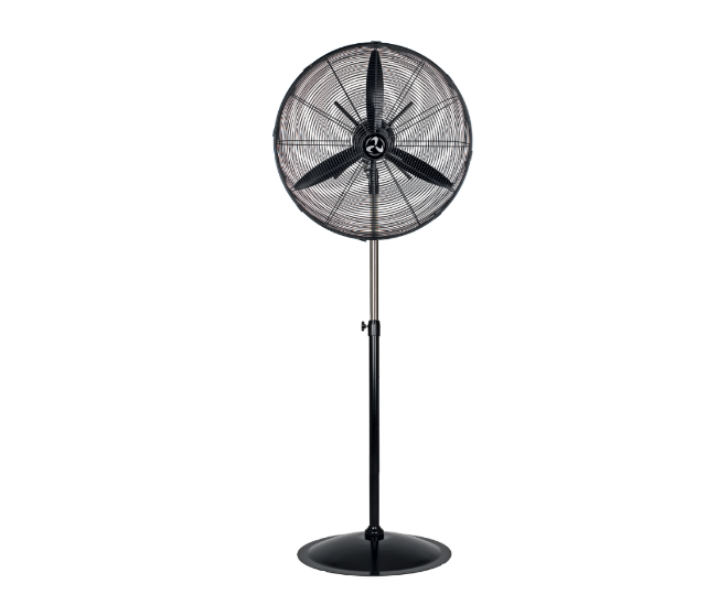 Stand Pedestal Fan for commercial use, height adjustable up to 1700 mm with stable design - COOLBABY