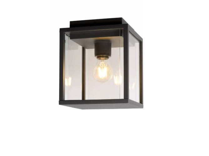 Ceiling Light Anthracite 200 mm x 200 mm, Height: 245 mm - COOLBABY
