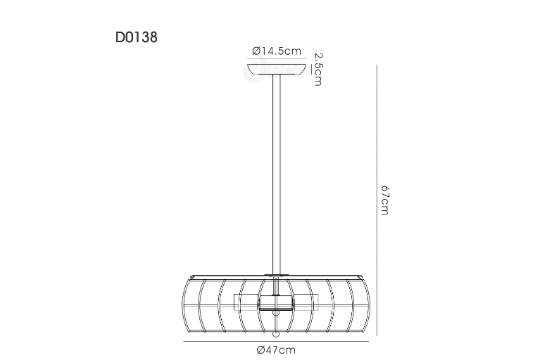 Elegant Black Ceiling 5 Light For Desks Or Bedside Tables - COOLBABY
