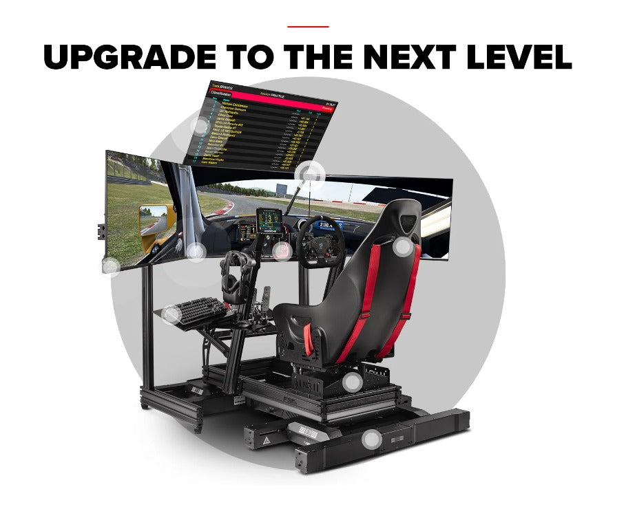 High-Custom Racing Bundle with Next Level Racing Motion Platforms, Thrustmaster Accessories & Samsung 4K Monitor - COOLBABY