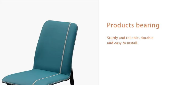 Modern Velvet Upholstered Dining Chair, Living Room Chair And Café Chair - Blue - COOLBABY