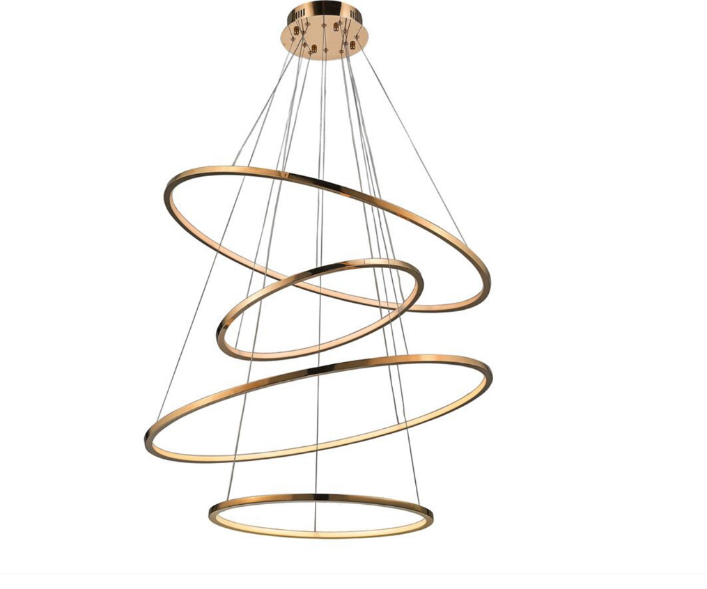 Modern Staircase Light - Rose Gold Glossy Finish - COOLBABY