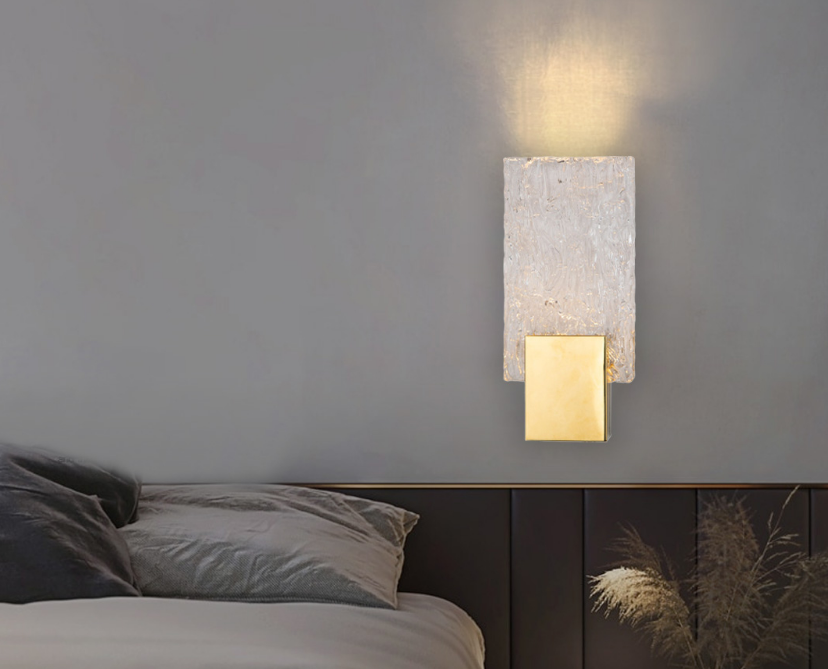 Modern Wall Light Glass - Gold - COOLBABY