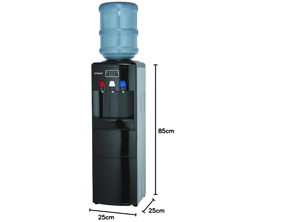 2-in-1 Top Loading Water Dispenser with Ice Maker, Hot, Cold & Normal Water Modes - COOLBABY