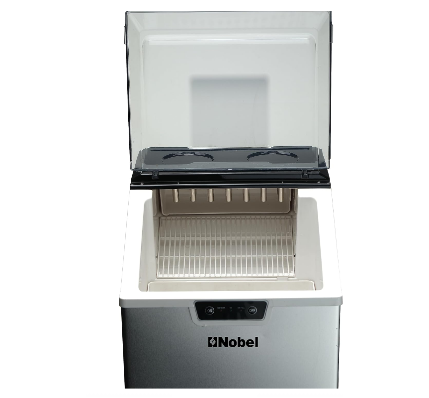 Stainless Steel Ice Cube Maker, 15-18 Kgs 24 H - Silver - COOLBABY