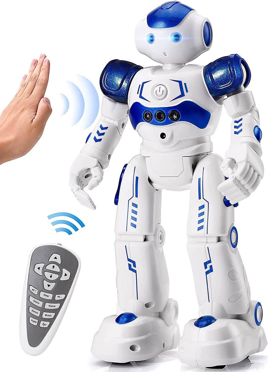 COOLBABY JJRC RC Robot Toys for Kids, Gesture & Sensing Remote Control Robot for Age 3 4 5 6 7 8 Year Old Boys Girls Birthday Gift Present - COOL BABY