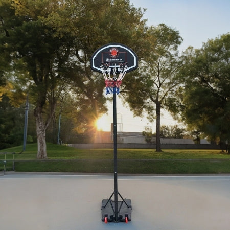 Basketball Post 102 Adjustable Portable Basketball Hoop | Outdoor Basketball Stand