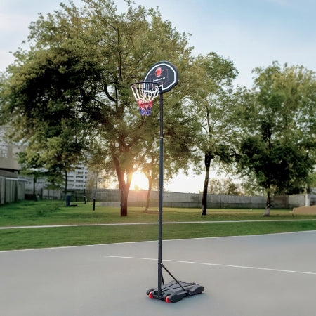 Basketball Post 102 Adjustable Portable Basketball Hoop | Outdoor Basketball Stand